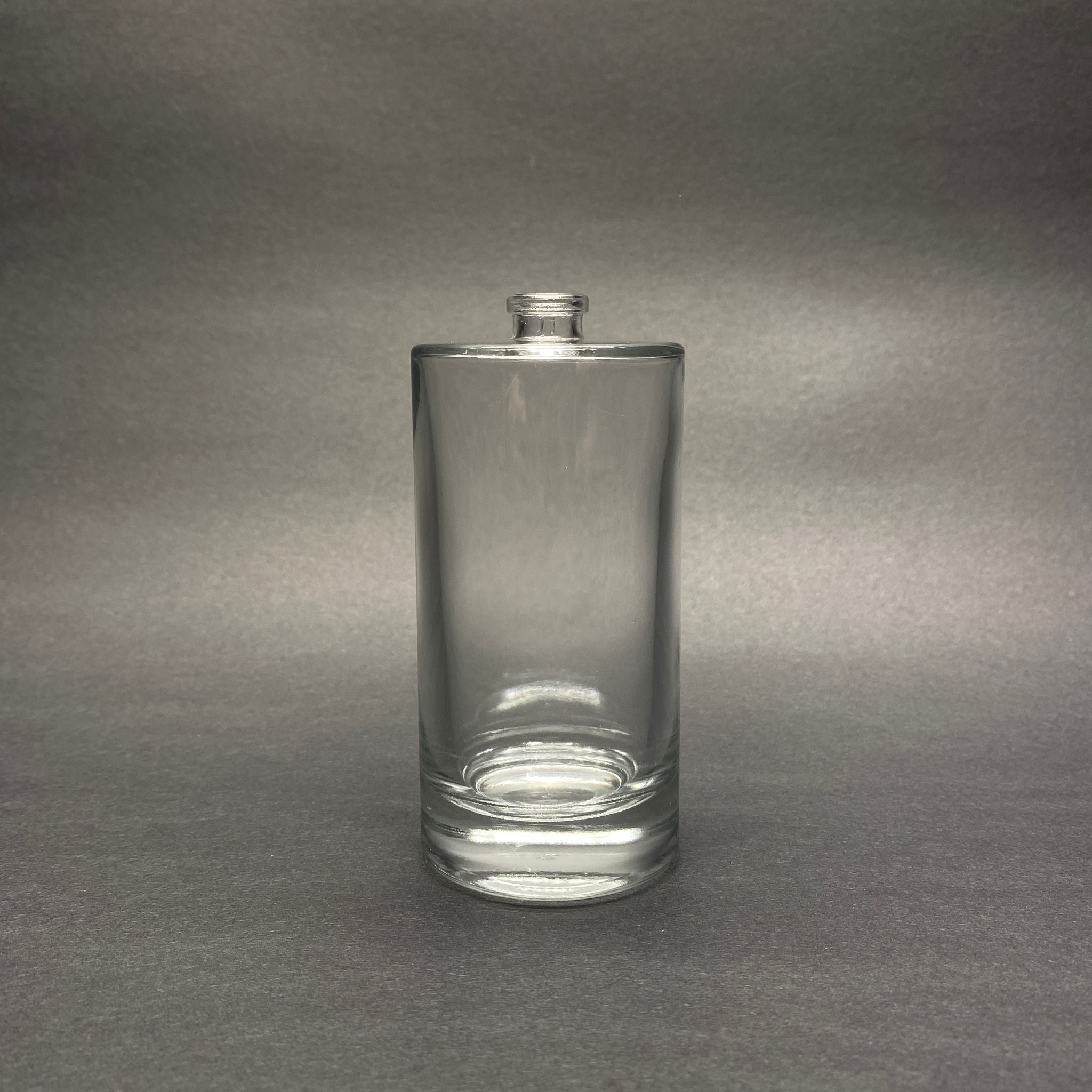 100 ML ЦИЛИНДРИЧЕН МОДЕЛ ФЛАКОН ЗА ПАРФЮМ SAVAGE - БЕЗ КАПАЧКА (15 ММ УСТИЕ, ЛЕСНО ЗАТВАРЯНЕ С Щракване)