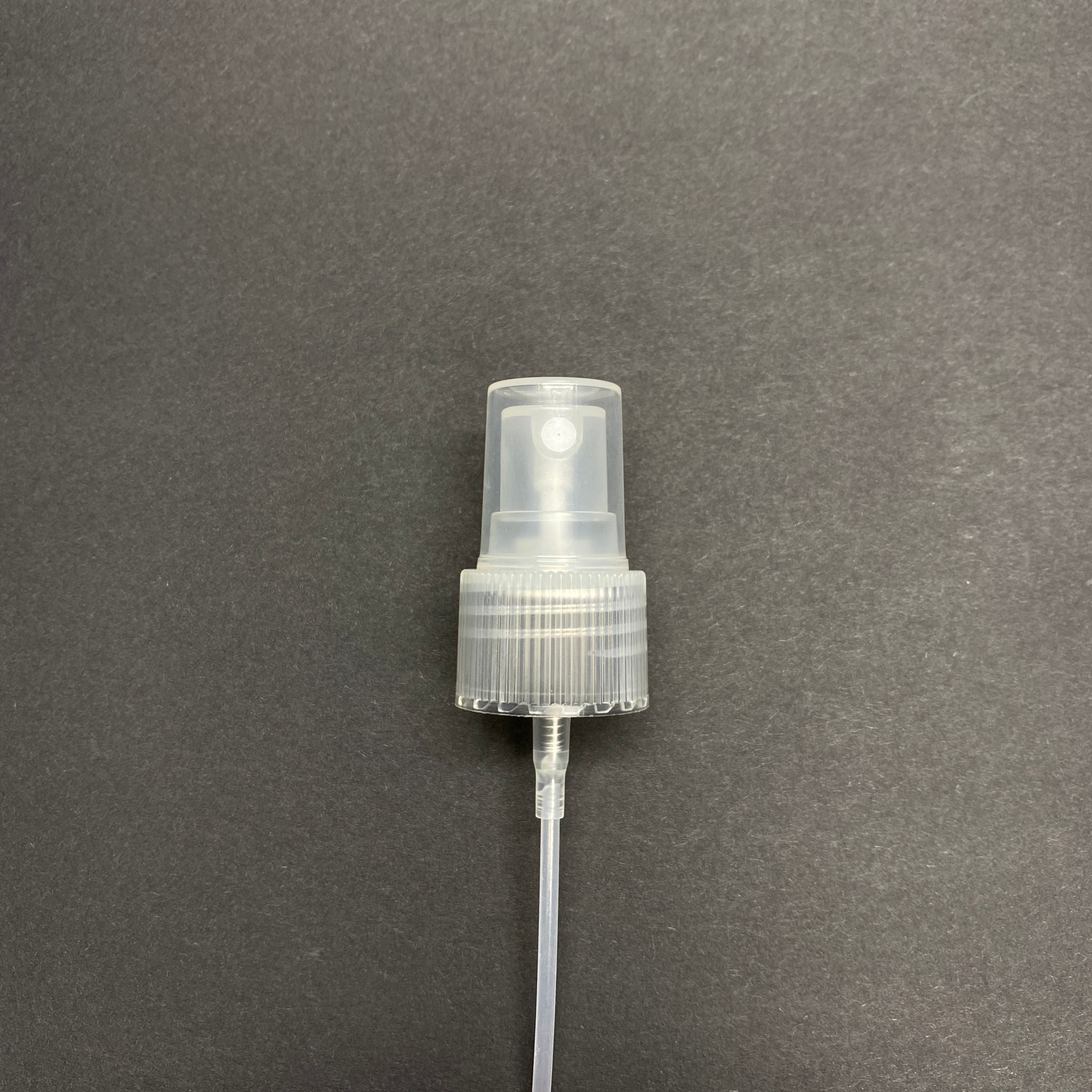 24 MM FINGER СПРЕЙ TRANSPARENT - 24 MM VALVE - SHORT HOSE