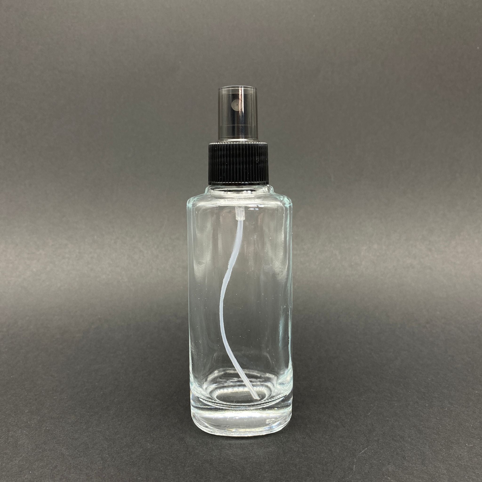 100 CC ОВАЛНА БУТИЛКА ЗА ПАРФЮМ - ЧЕРЕН КОМПЛЕКТ СПРЕЙ - 100 ML СТЪКЛЕНА ОВАЛНА БУТИЛКА ЗА ПАРФЮМ (КАПАЧКА НА ВИНТ - РЪЧНО ЗАТВАРЯНЕ - ЗА ПЪЛНЕНЕ)