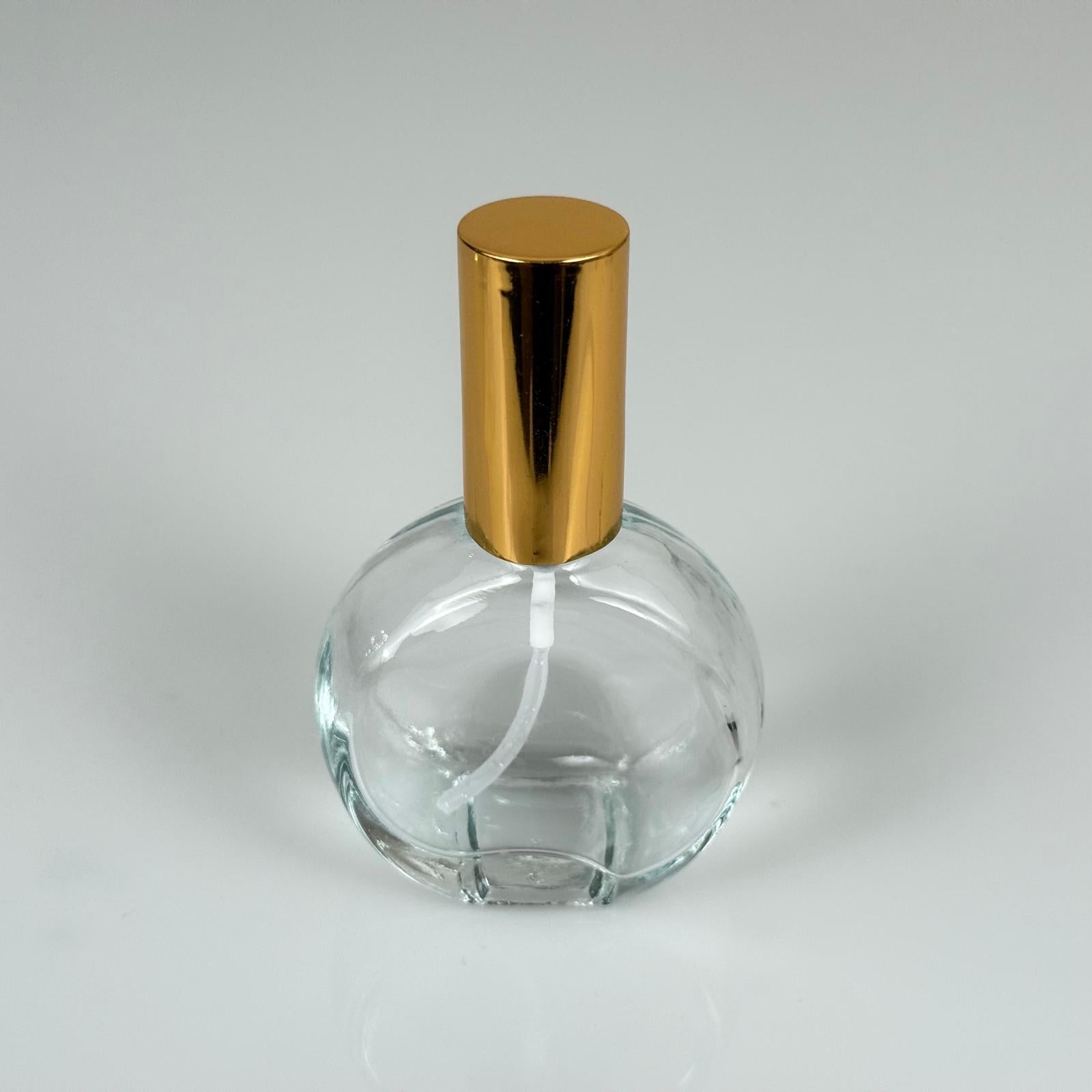 50 CC ОВАЛНА КРЪГЛА СТЪКЛЕНА БУТИЛКА + ЗЛАТНА БУТИЛКА С ПРЕЙ - 50 ML ПОДАРЪК СТЪКЛЕНА БУТИЛКА ЗА ОДЕКОЛОН - БУТИЛКИ ЗА ОДЕКОЛОН КАТО ПОДАРЪЦИ ЗА СВАТБИ, ГОДЕЖИ, ОБЕЩАНИЯ, КЪНА ПАРТИТА, ПОГРЕБЕНИЯ, ПРОМОЦИИ И ПАРФЮМИ.