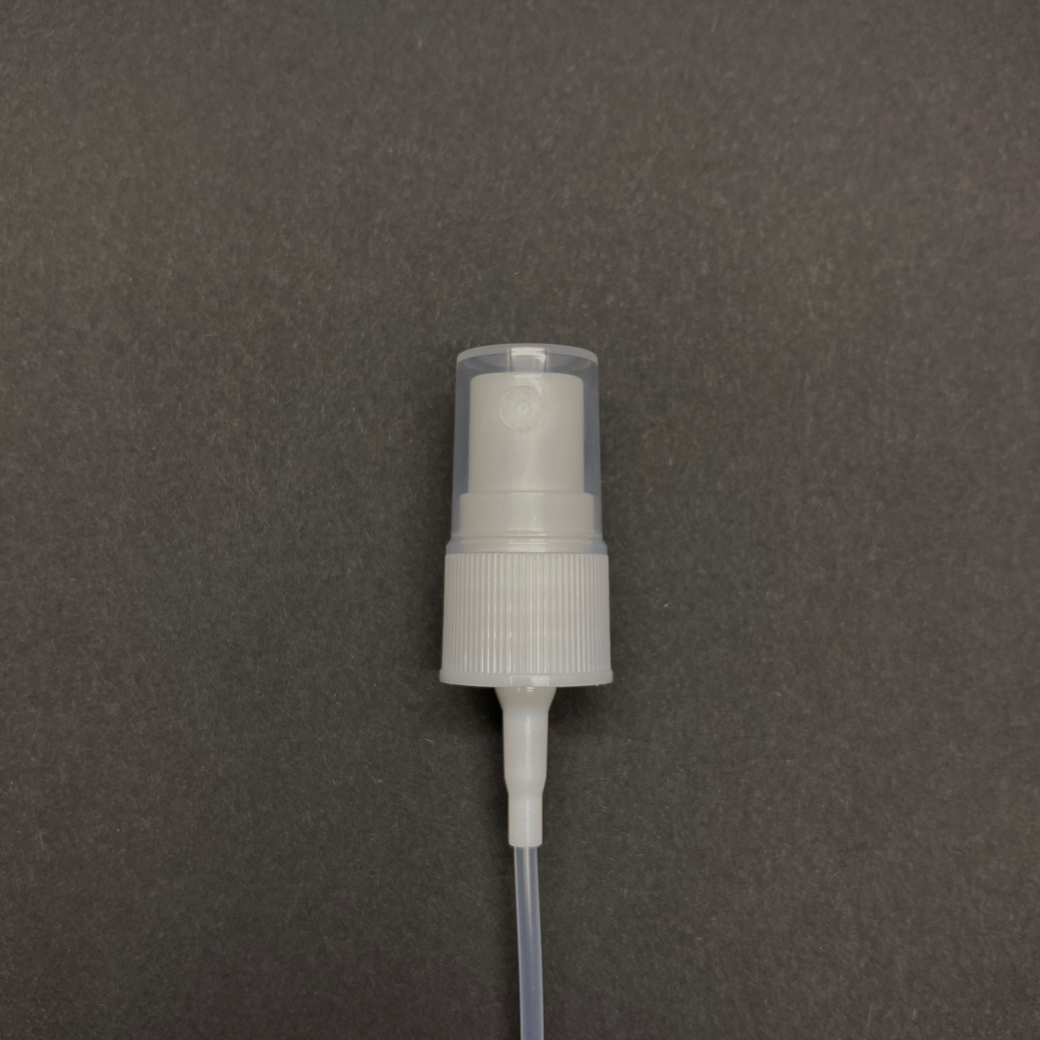 18 MM СПРЕЙ WITH WHITE CAP - NEW - SUITABLE FOR BOTH GLASS AND PET ФЛАКОНS.